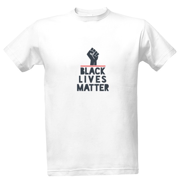 Tričko s potiskem Black lives matters