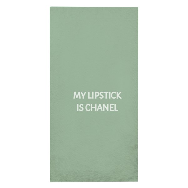 Nákrčník/bandana s potiskem lipstick Chanel