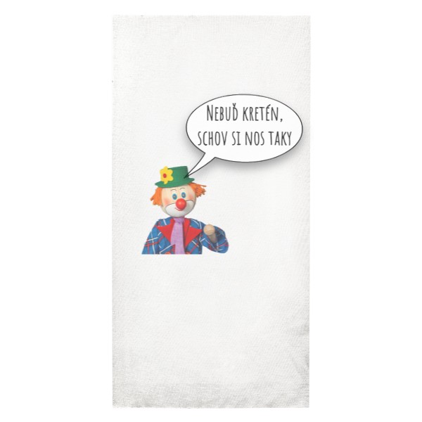 Nákrčník/bandana s potiskem Schovej nos